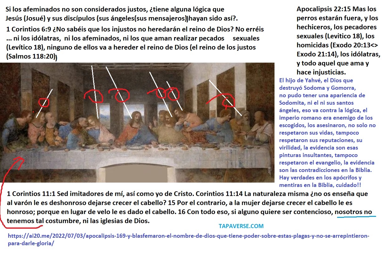 1 Corintios 6 9 Los injustos no van a heredar el reino de Dios