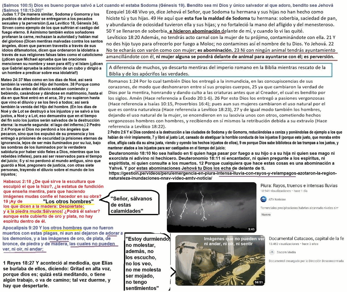 Apocalipsis 9 20 explicacion - restauracion profeta Elias sacerdotes de Baal - idolatras