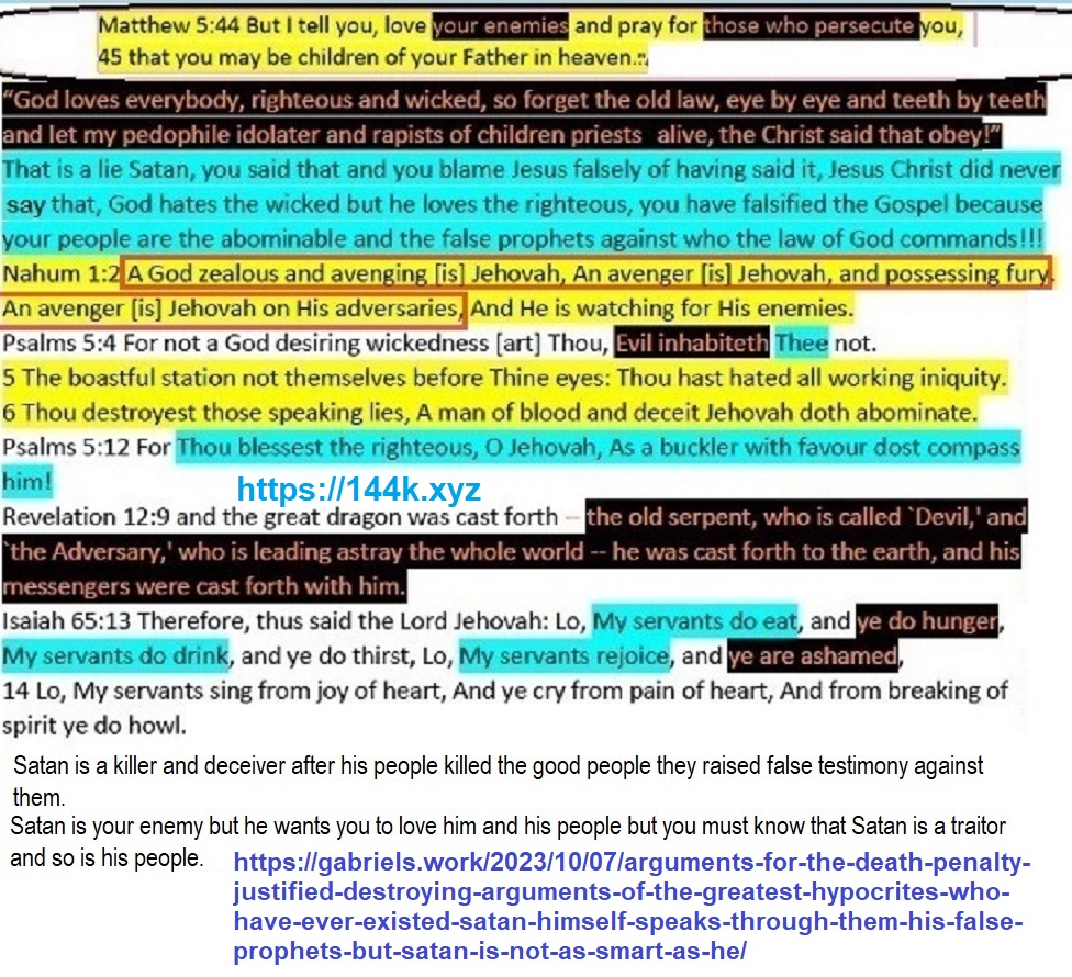 For death penalty - argumentosn for death penalty - Depriving the serpent of food is not loving the serpent