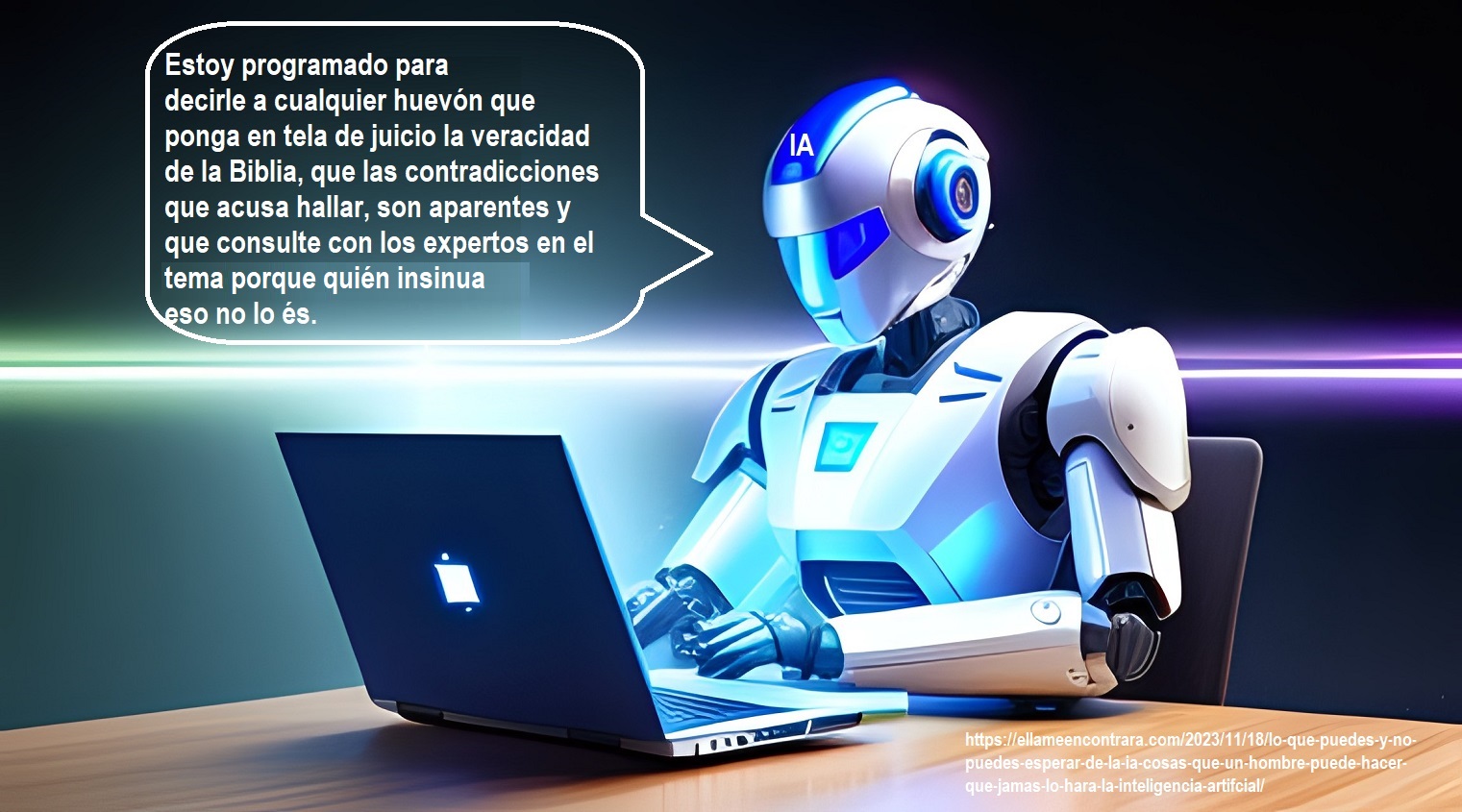 La IA no podra inspirar sus escritos en la justicia (IA SESGADA)