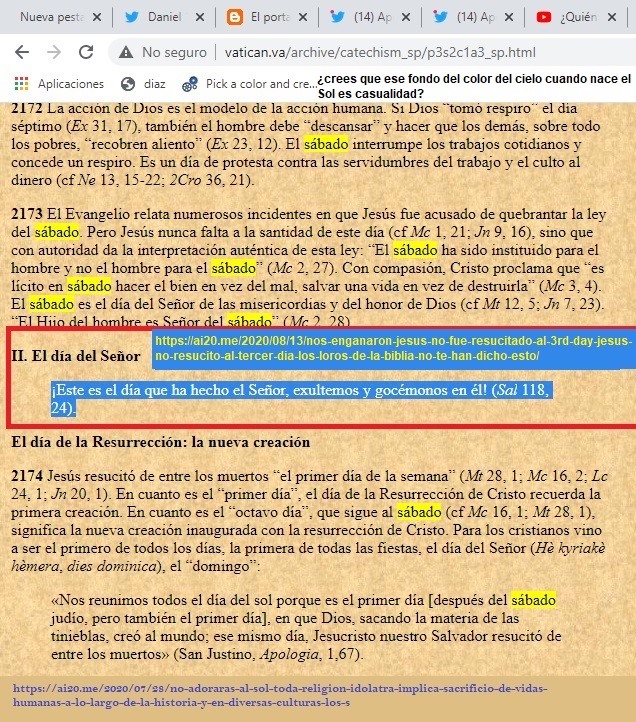 la rebelion contra el Sabado