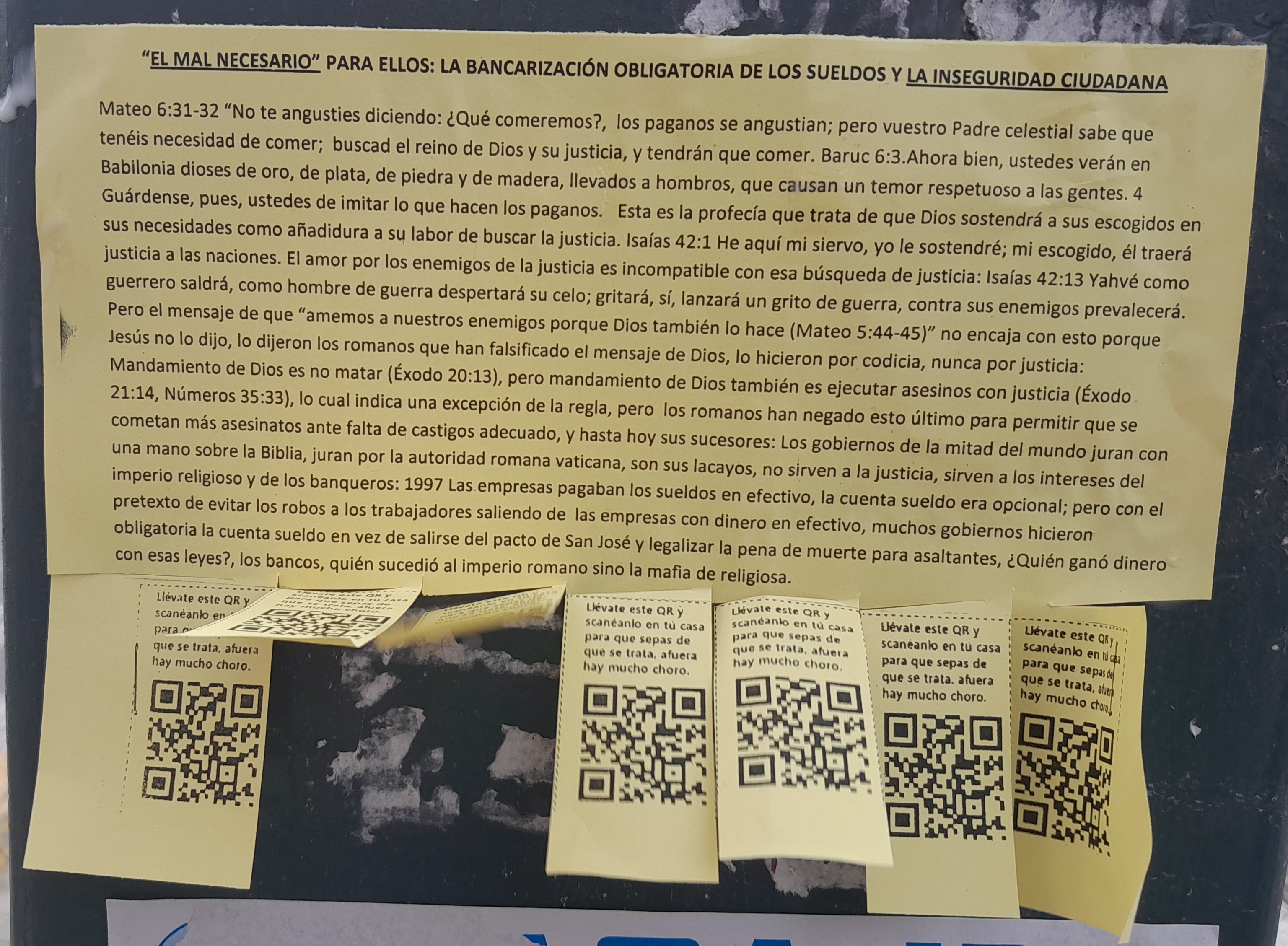 Se corre la voz la pena de muerte es la voz